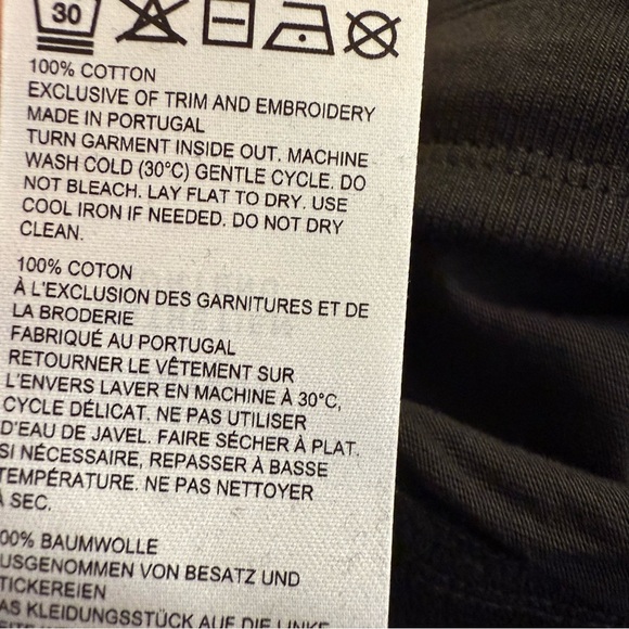 Canada Goose Huron Mens Drawstring Jogger Pants Black With Patch Logo NWT - Picture 9 of 9